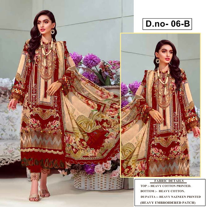 Alkarm Hit Design Heavy Cotton Designer Salwar Kameez(Pakistani Copy)